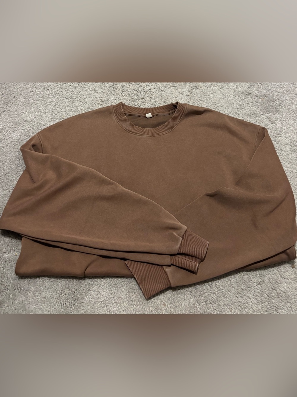 Women’s Classic Crewneck Sweater - Brown